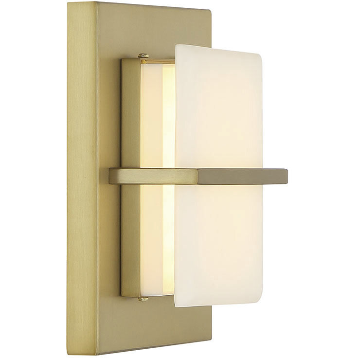 Tarnos LED 6.5 inch Soft Brass Wall Sconce Wall Light